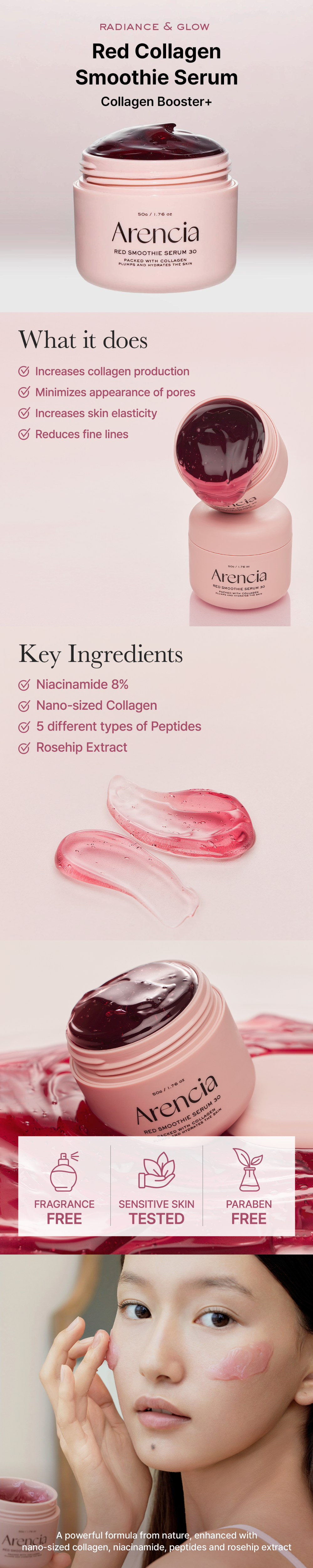 ARENCIA Red Smoothie Serum 30