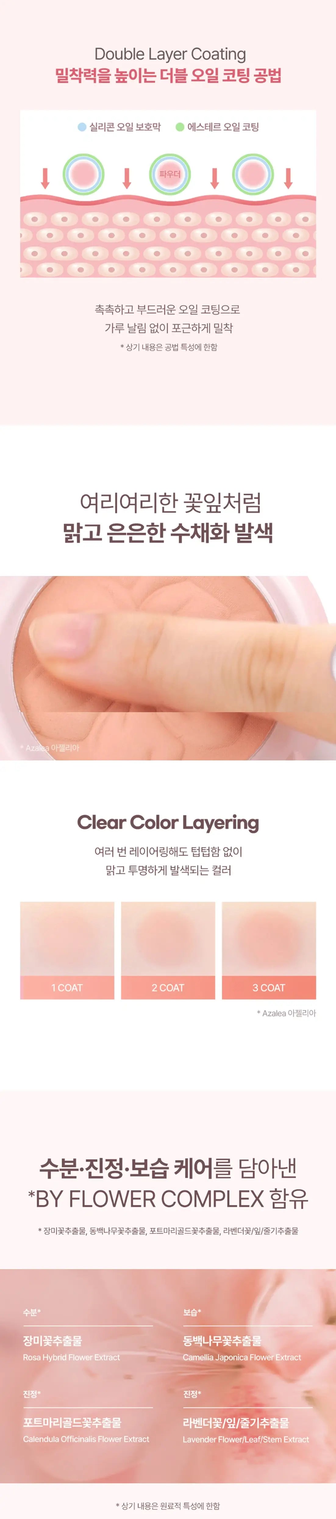 BY FLOWER Cotton Blusher 5g des main 3