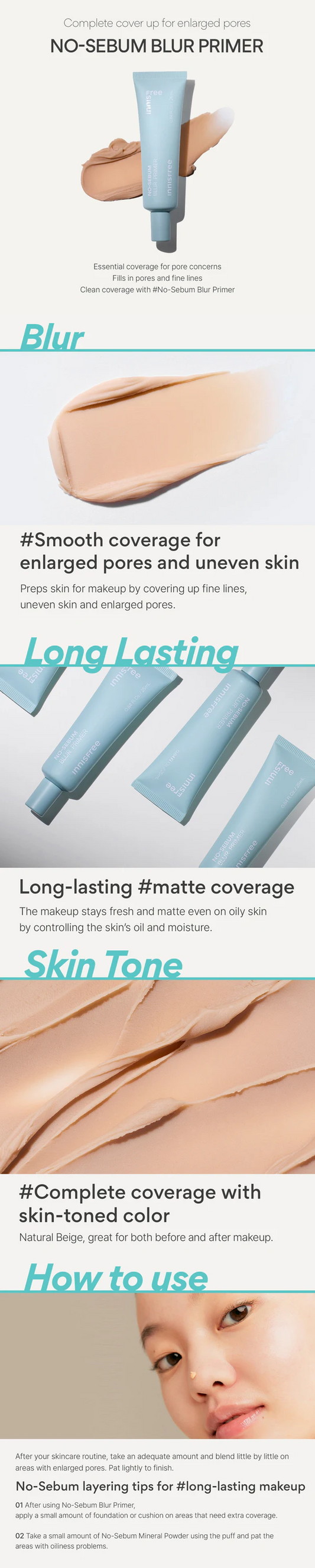 INNISFREE No Sebum Blur Primer 25ml