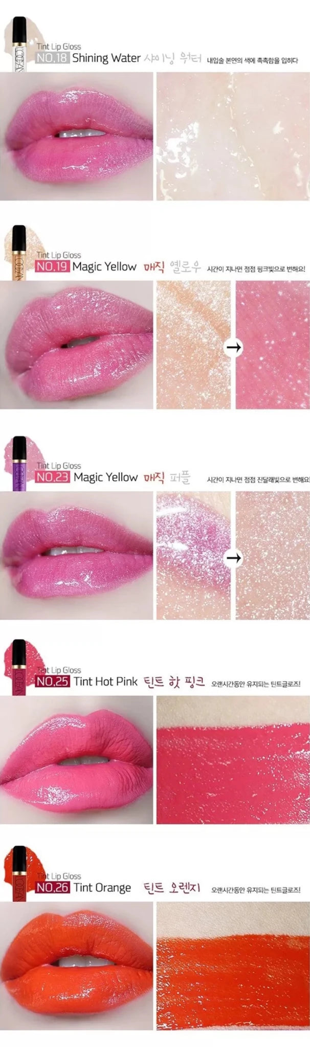 LOCEAN Tint Lip Gloss 5.5g