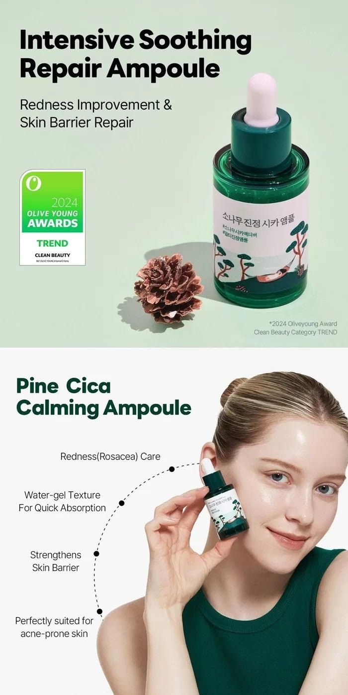 ROUND LAB Pine Calming Cica Ampoule 30ml