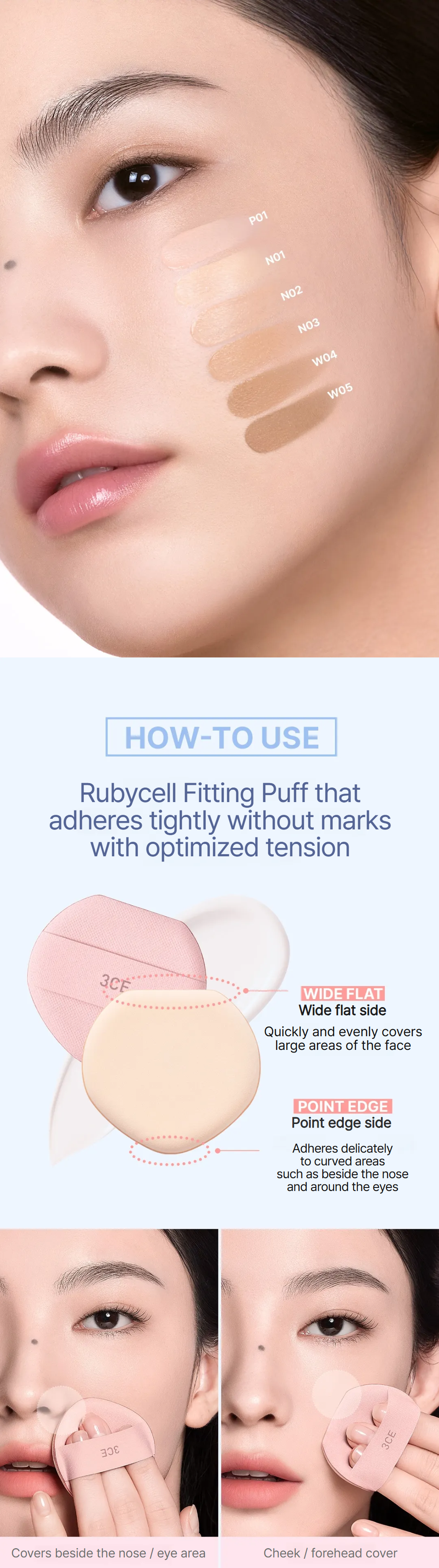 3CE Fitting Mesh Cushion 11g