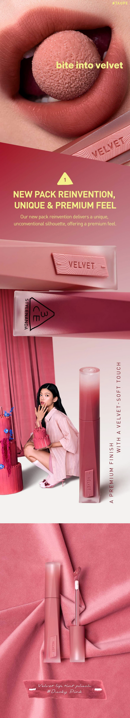 3CE Velvet Lip Tint Plush