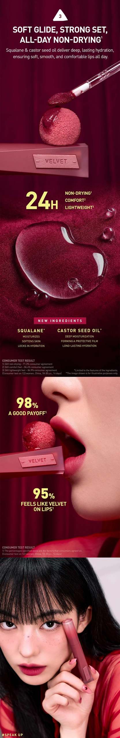 3CE Velvet Lip Tint Plush