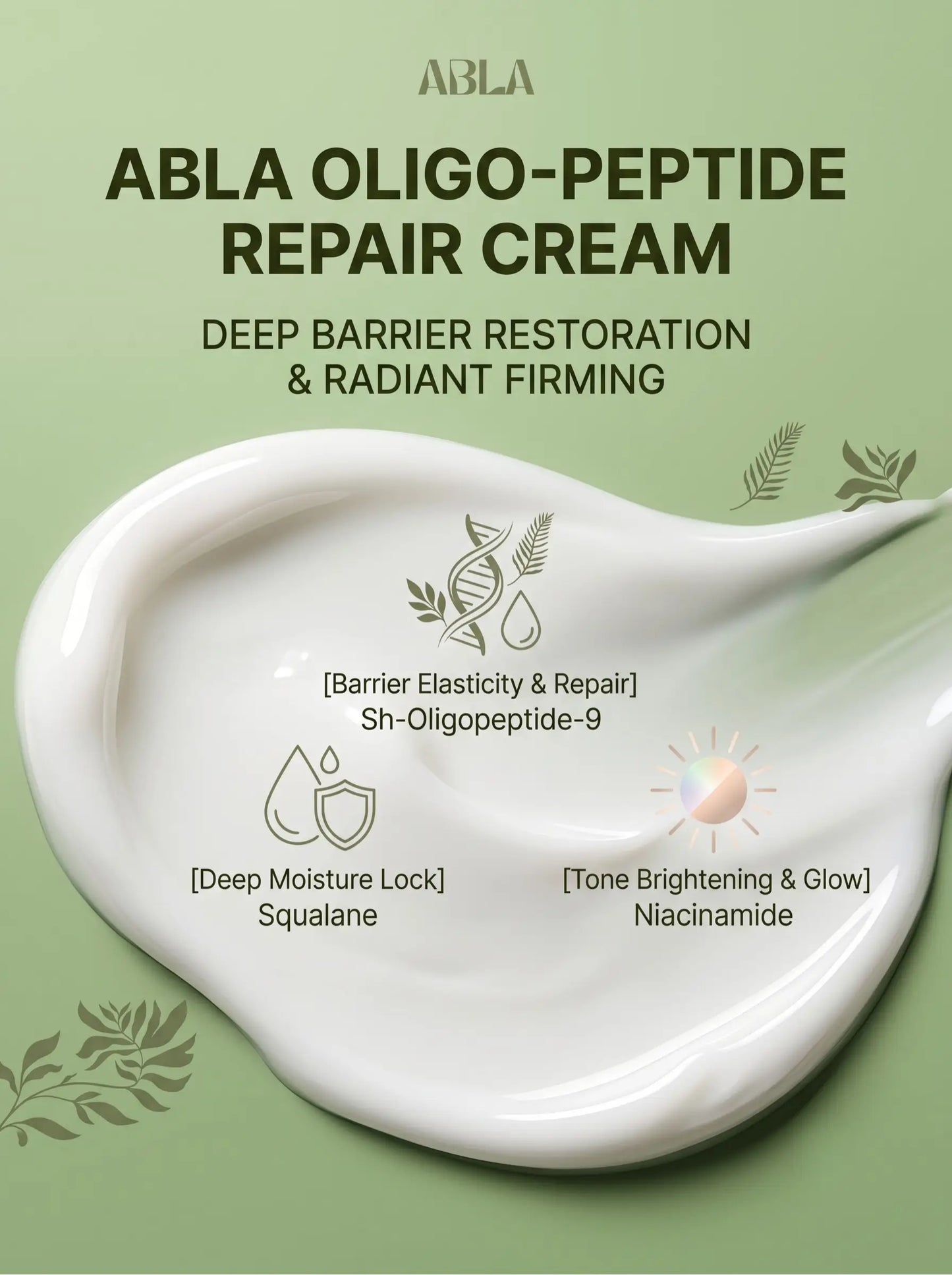 ABLA Oligo-Peptide Repair Cream 50g des 1