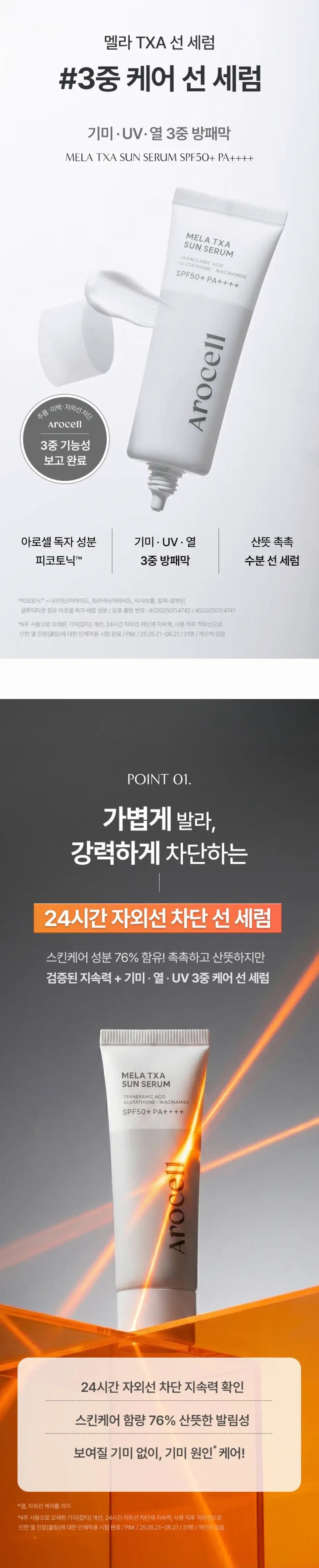 AROCELL Mela TXA Sun Serum 40ml