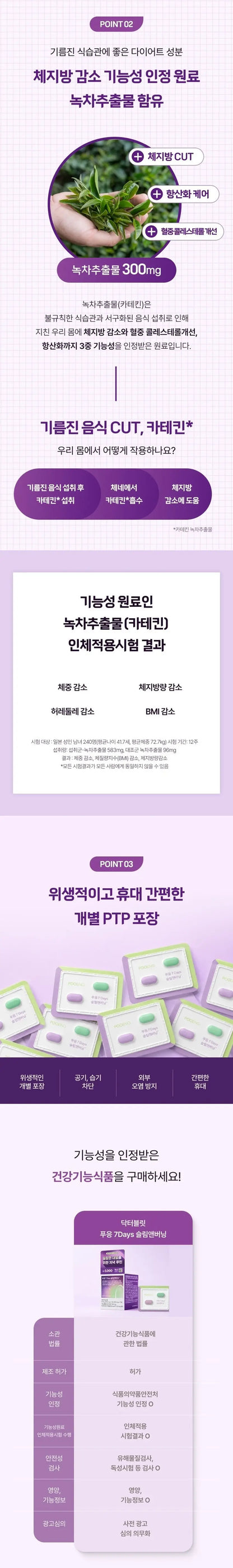 Dr.BLIT Pooeung 7 Days Sleep & Burning 14 Tablets des main 3