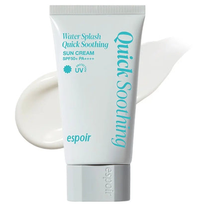 ESPOIR Water Splash Sun Cream Quick Soothing 50ml main des 1