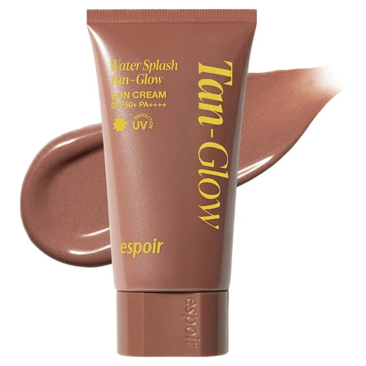 ESPOIR Water Splash Sun Cream Tan Glow 50ml main des 1