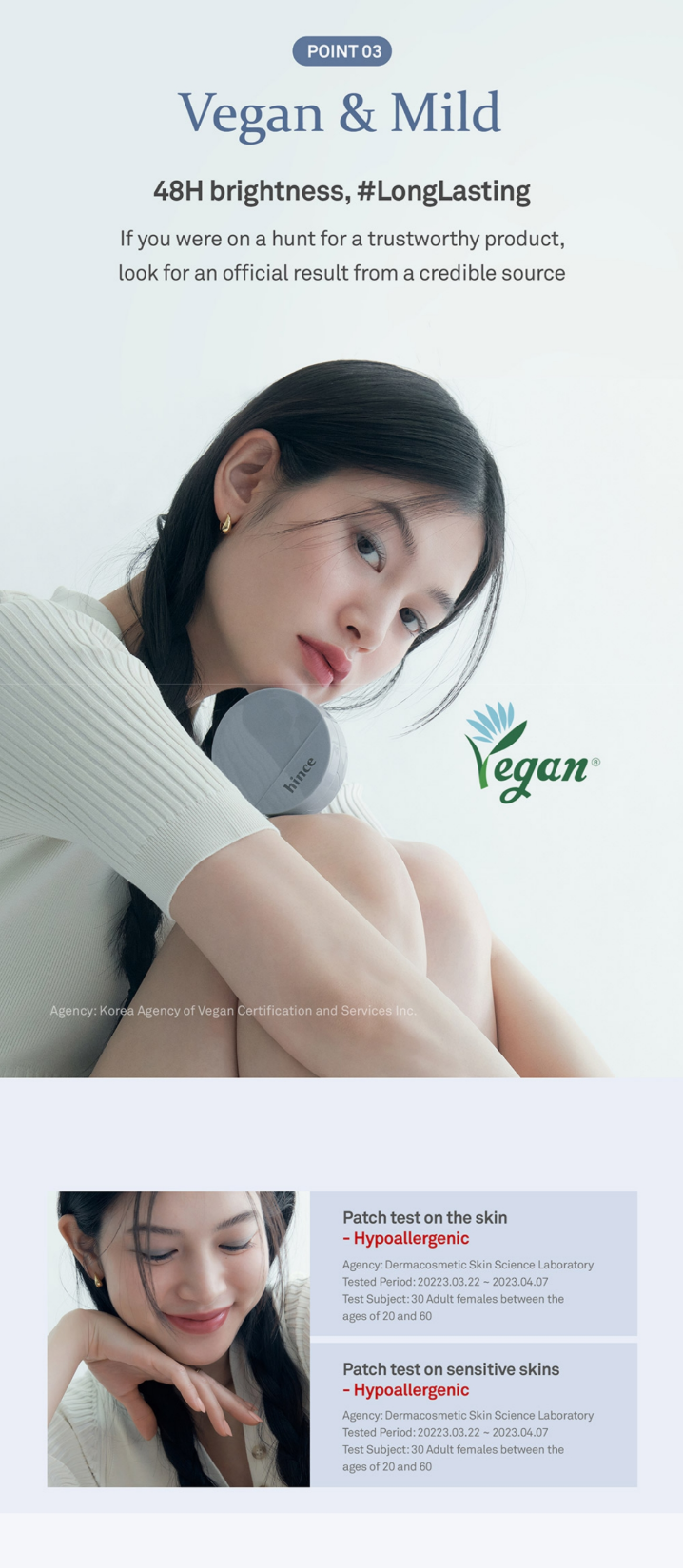 HINCE Second Skin Mesh matte Cushion 12g