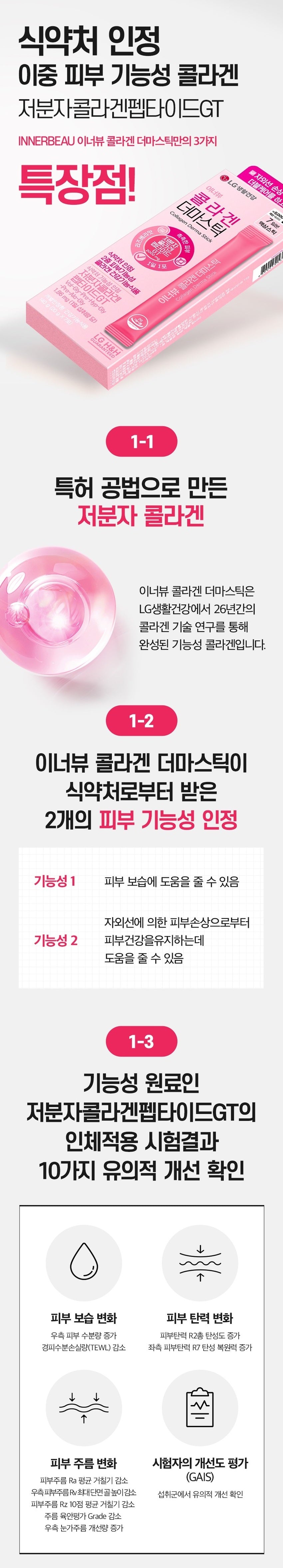 INNERBEAU Collagen Derma Stick 7 Sticks des main 2