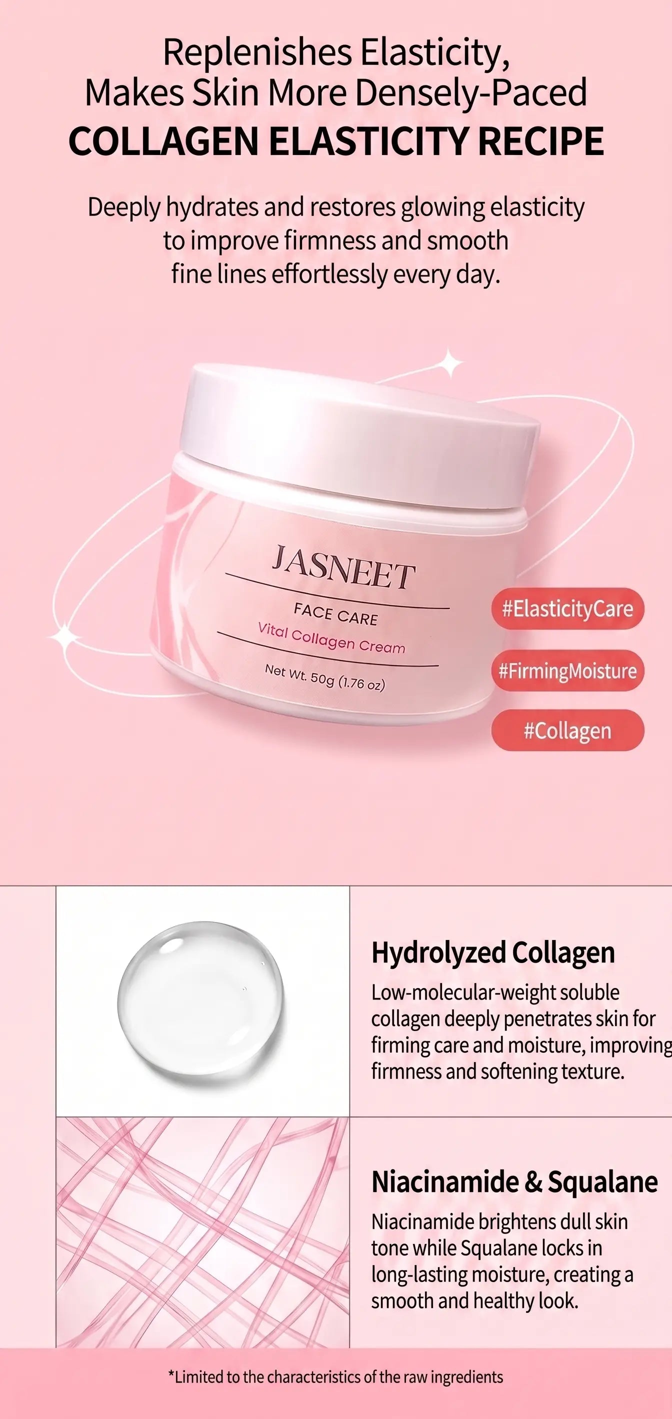 JASNEET Vital Collagen Cream 50g des 1