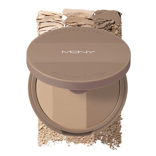 MACQUEEN NEW YORK Fake Up 3 Color Shading Neutral Brown