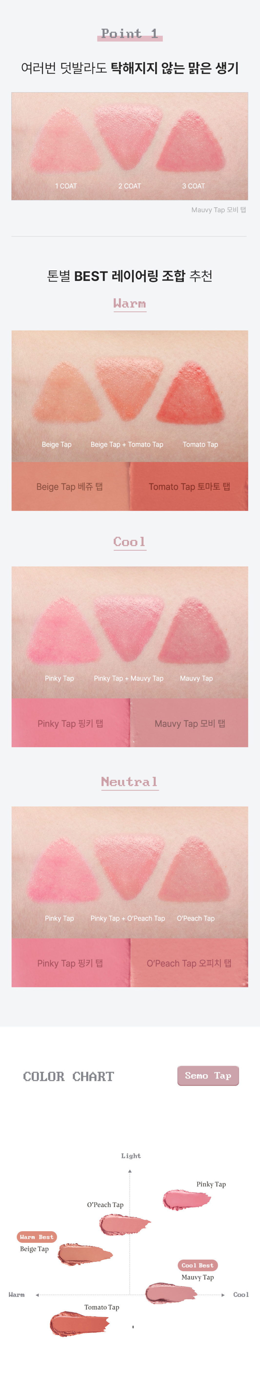 NUEGRAY Semo Tap Lip & Cheek 5.6g