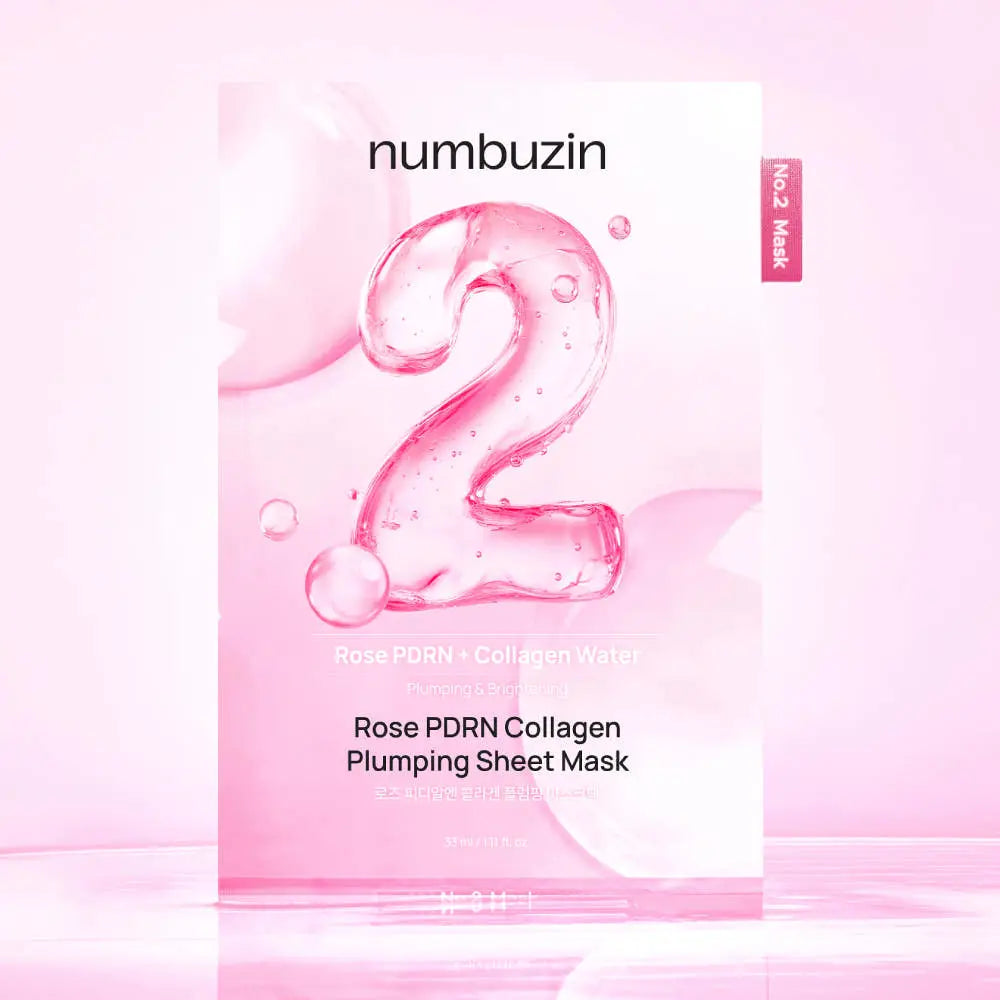 NUMBUZIN No.2 Rose PDRN Overnight Collagen Sheet Mask 4ea main  des 2