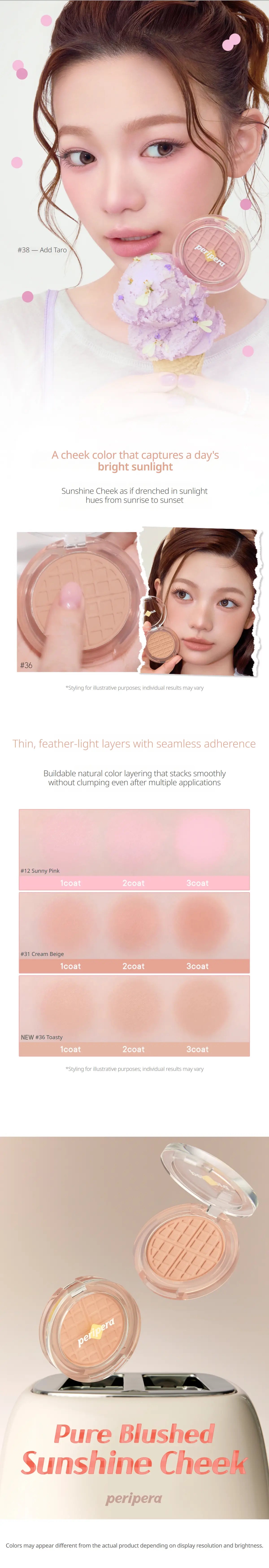 PERIPERA Pure Blushed Sunshine Cheek 4.1g des 6
