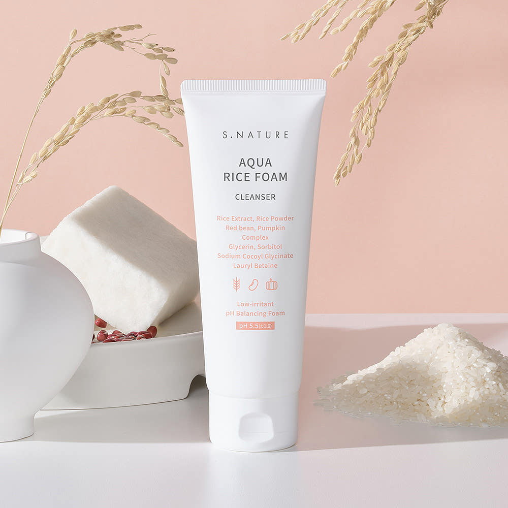 S.NATURE Aqua Rice Foam Cleanser