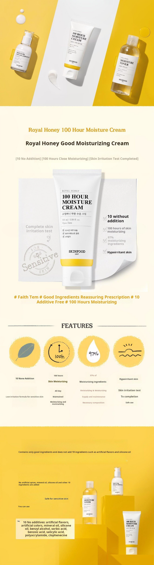 SKINFOOD Royal Honey Moisture Cream des 1