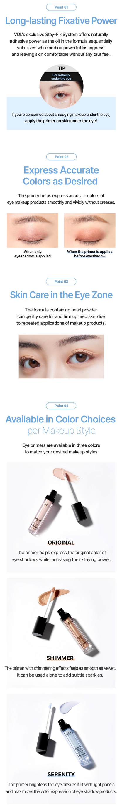 VDL Expert Color Primer For Eyes