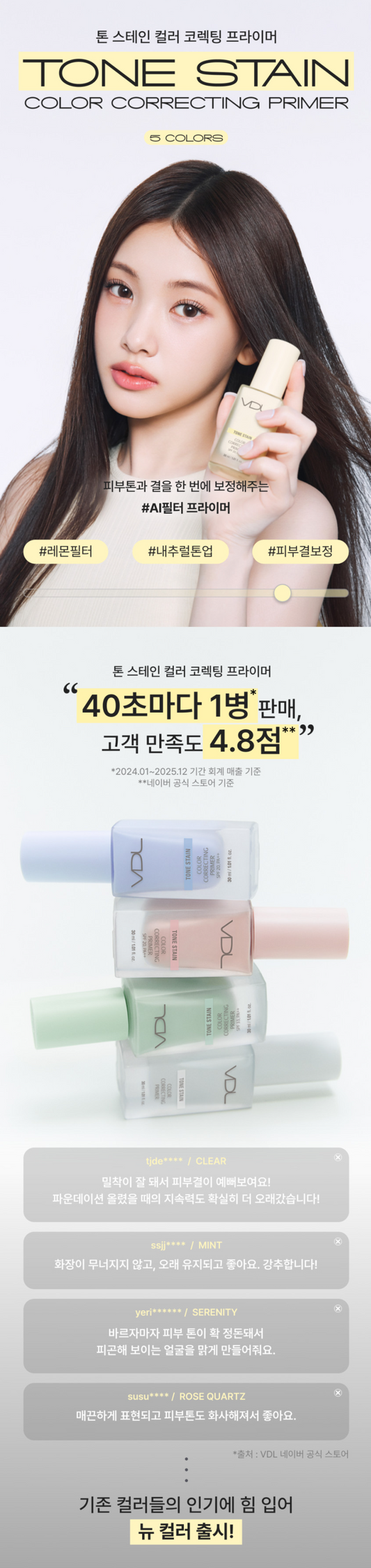 VDL Tone Stain Color Correcting Primer 30ml