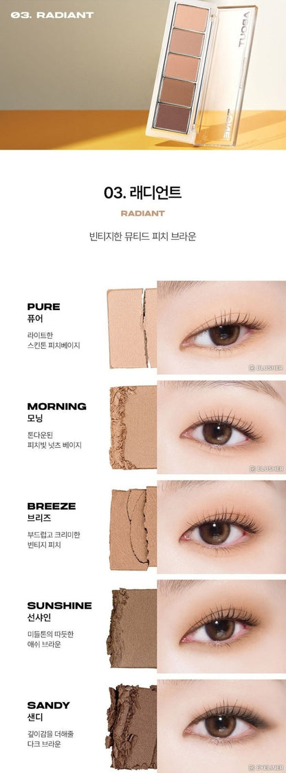 ABOUT TONE Return To Basic Shadow Palette
