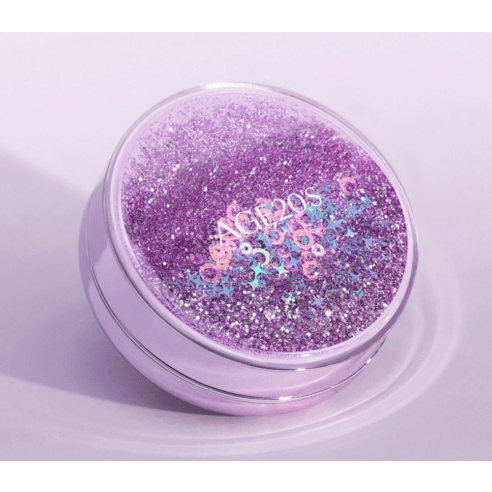 AGE 20'S Essence Cover Pact Shining Drops Edition Case Purple + Refill 12.5g x 3p