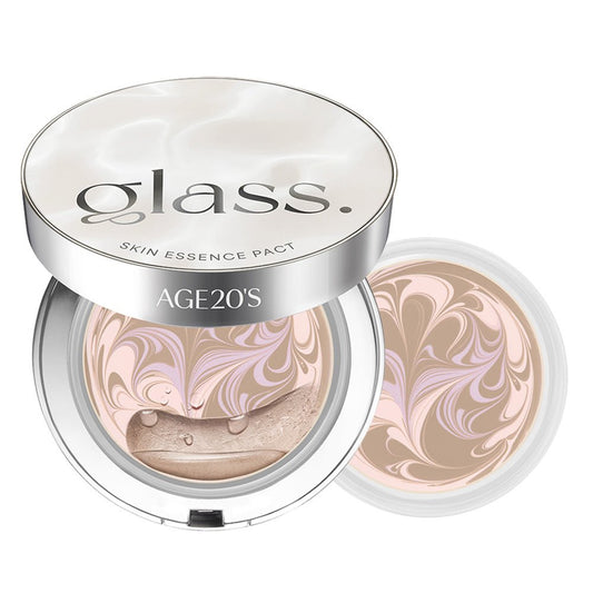 AGE 20'S Glass Skin Essence Pact Glow Foundation 12.5g + Refill main