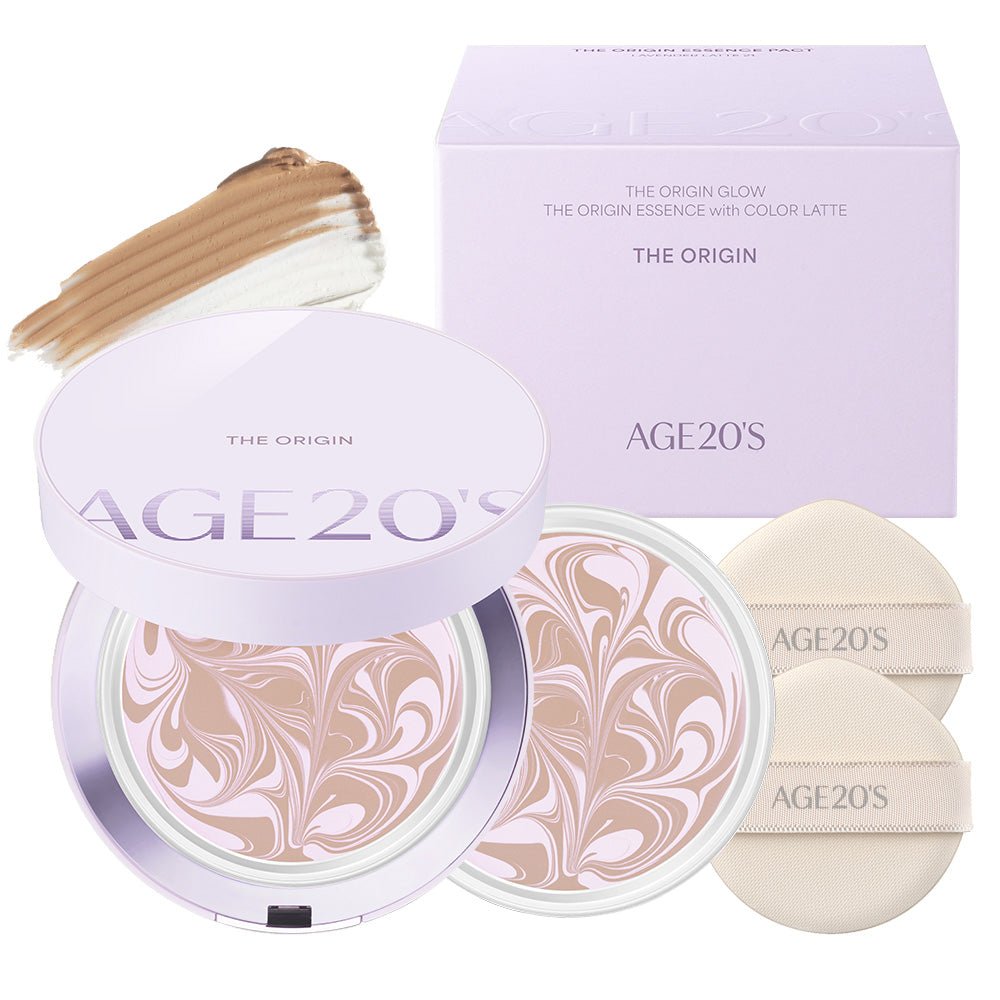 AGE 20'S The Origin Essence Pact Lavender Latte 12.5g + Refill 12.5g