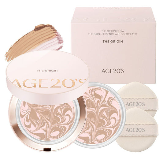 AGE 20'S The Origin Essence Pact Pink Latte 12.5g + Refill 12.5g