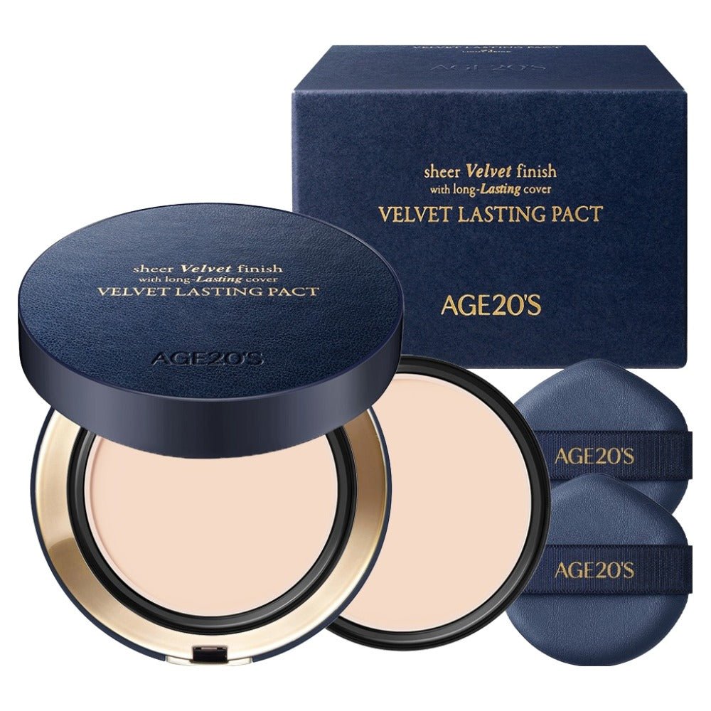 AGE 20'S Velvet Lasting Pact 14g + Refill 14g
