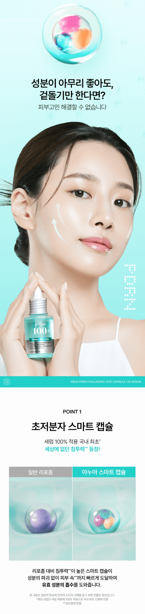ANUA PDRN Hyaluronic Capsule 100 Serum
