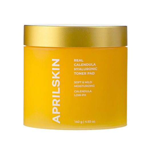 APRIL SKIN Real Calendula Hyaluronic Toner Pad