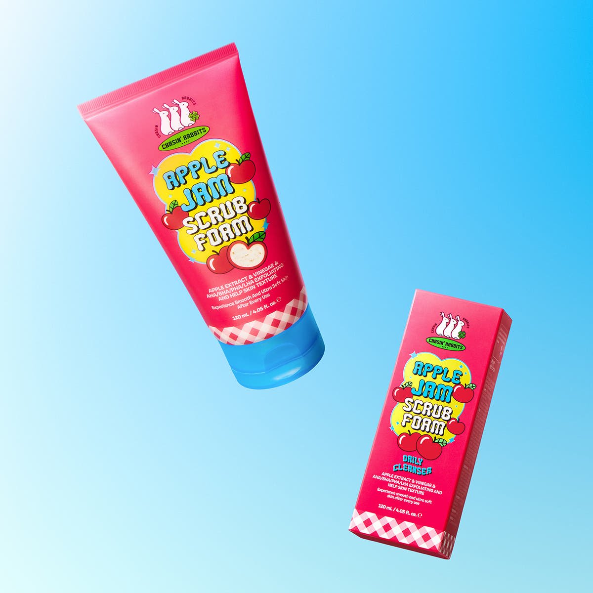 CHASIN’ RABBITS Apple Jam Scrub Cleaning Foam 120ml