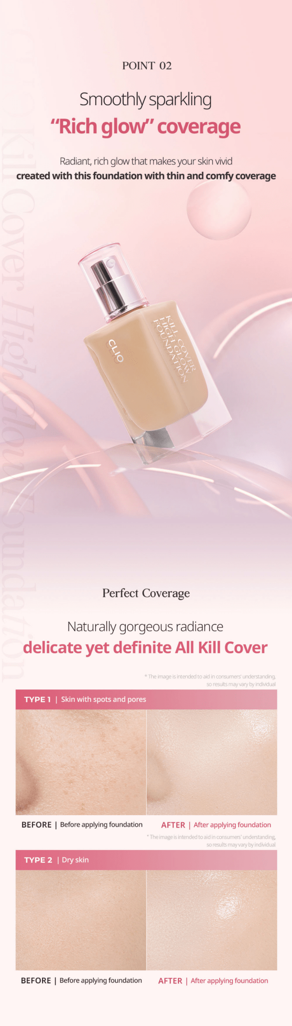 CLIO Kill Cover High Glow Foundation