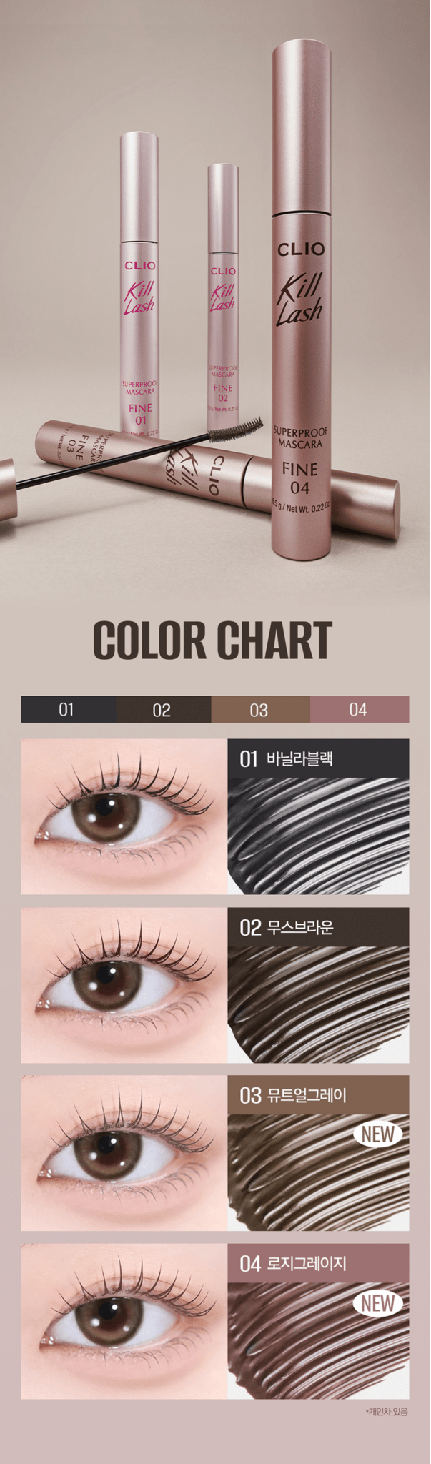 CLIO Kill Lash Superproof Mascara Fine
