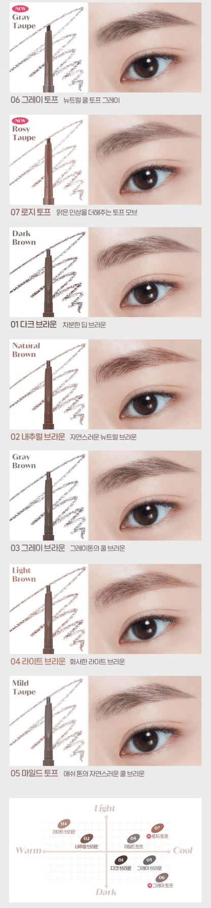 ETUDE Bare Edge Slim Brow