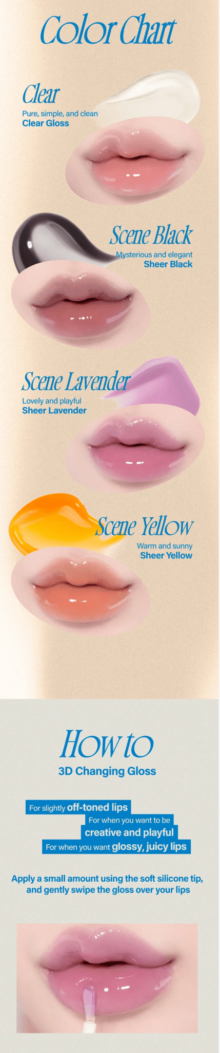 FWEE 3D Changing Gloss for Layering Gloss & Long - lasting