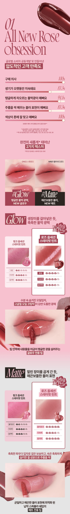 FWEE Rose Obsession Stay Fit Lip Tint