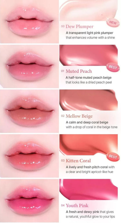 GIVERNY Dewy Lip Glaze Tint 4.9g