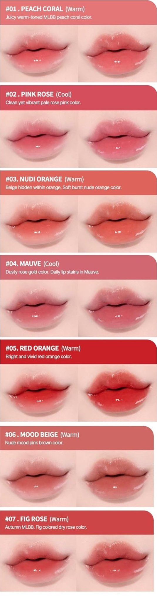 HEART PERCENT Dote On Mood Pure Glow Tint 6.8g