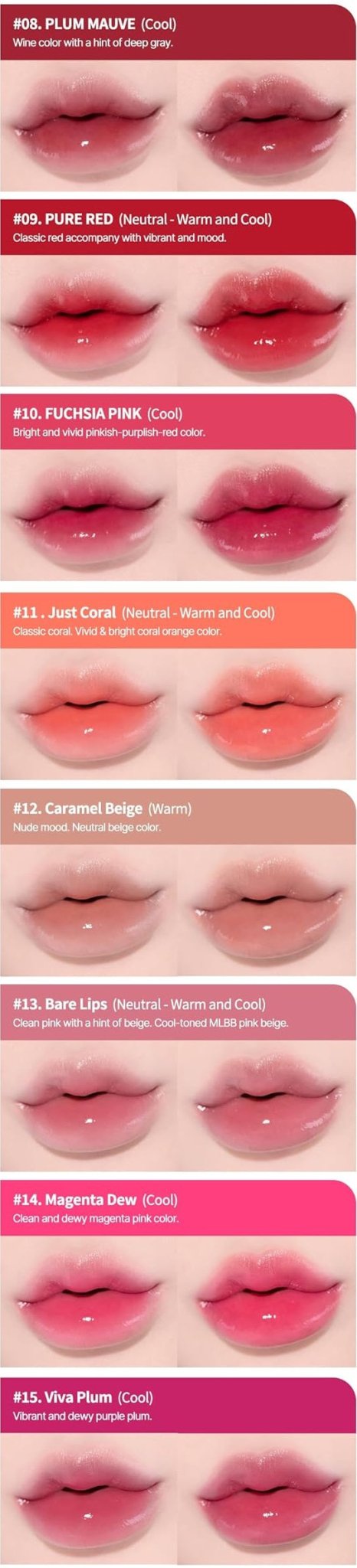 HEART PERCENT Dote On Mood Pure Glow Tint 6.8g