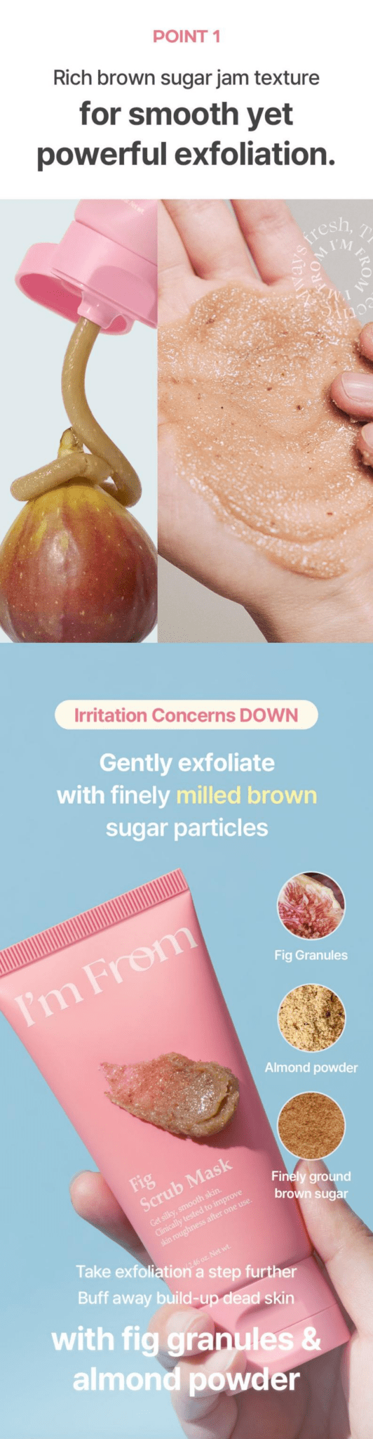 I'M FROM Fig Scrub Mask