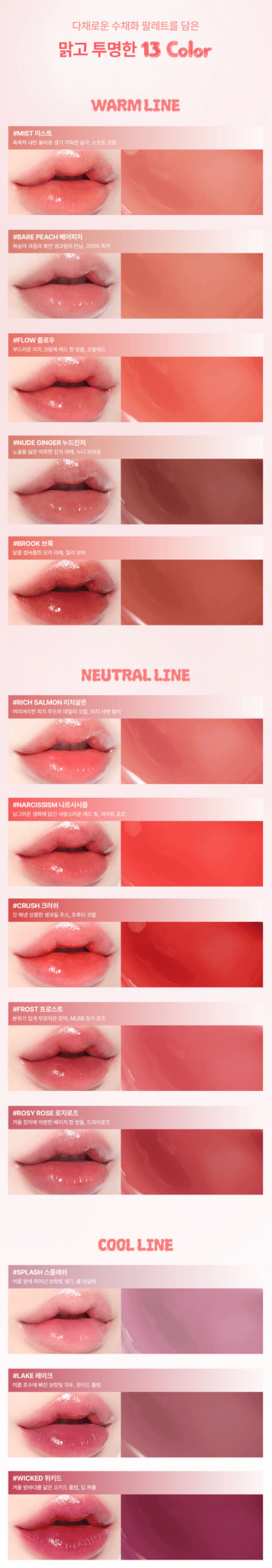 INGA Water Glow Lip Tint