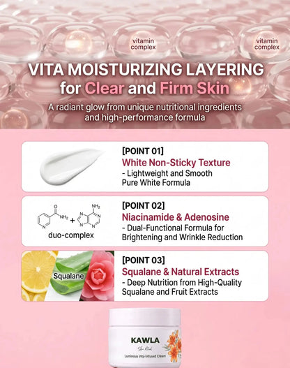 KAWLA Luminous Vita Infused Cream 50g