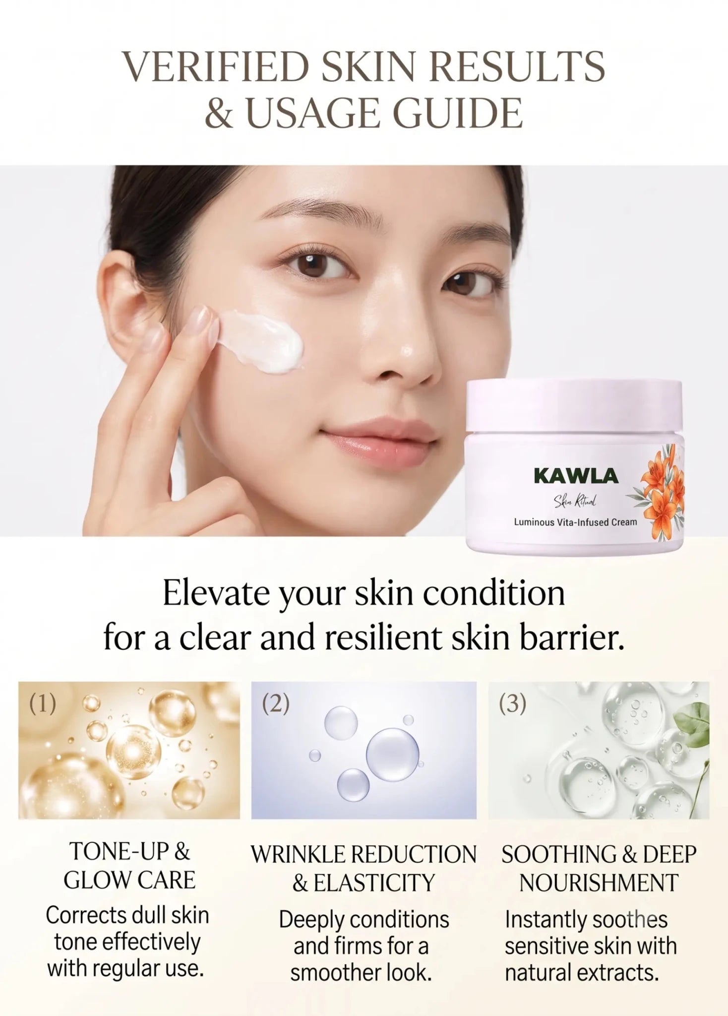 KAWLA Luminous Vita Infused Cream 50g