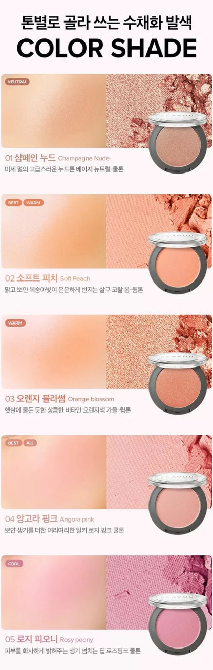 KLAVUU Natural Powder Blusher 5.5g