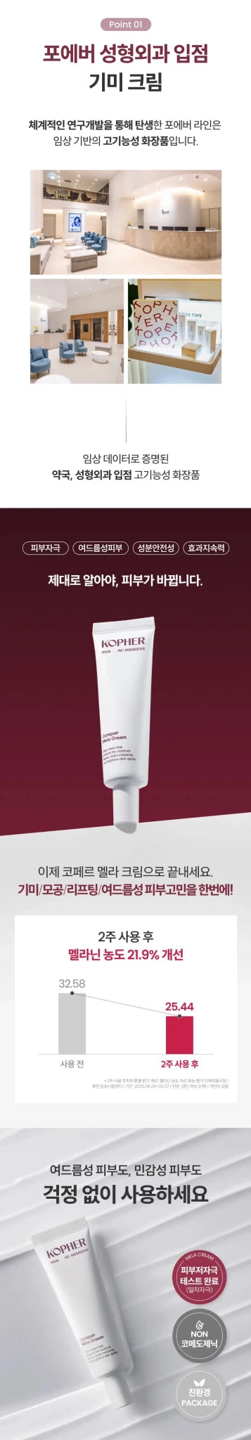 KOPHER Curepair Mela Cream 35ml
