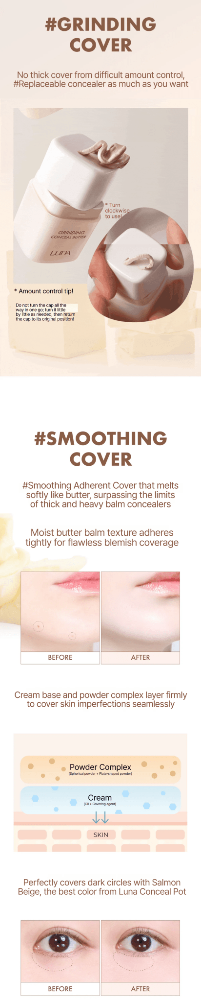 LUNA Grinding Conceal Butter