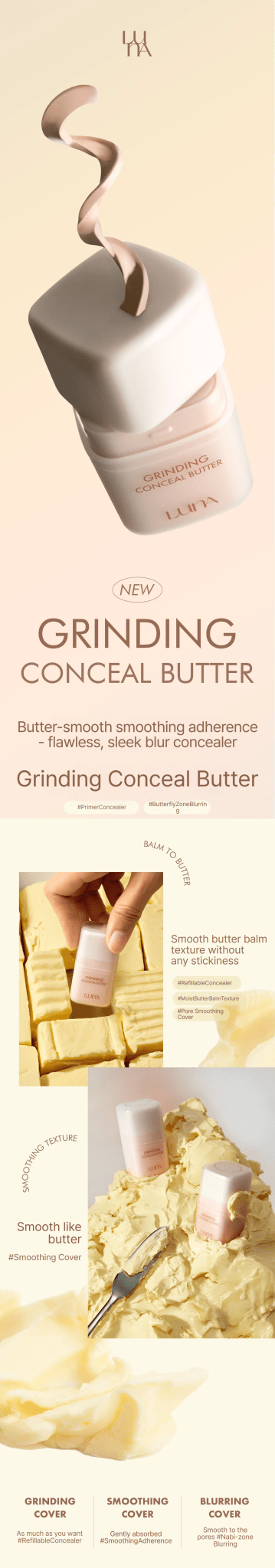 LUNA Grinding Conceal Butter