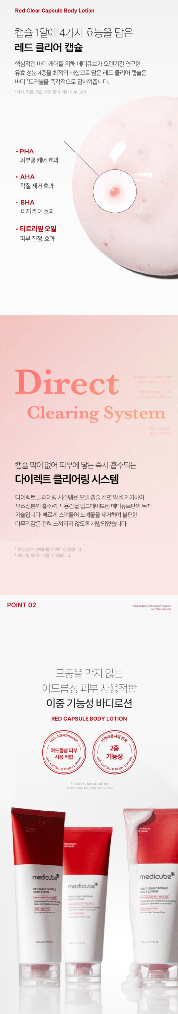 MEDICUBE Red Clear Capsule Body Lotion 230ml